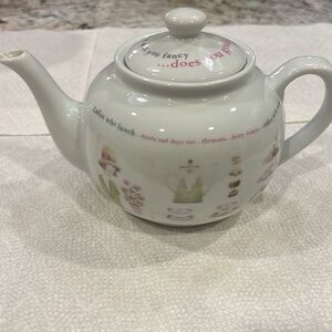 Judith Glover Spice Of Life Friendship Tea Pot 6 Cups